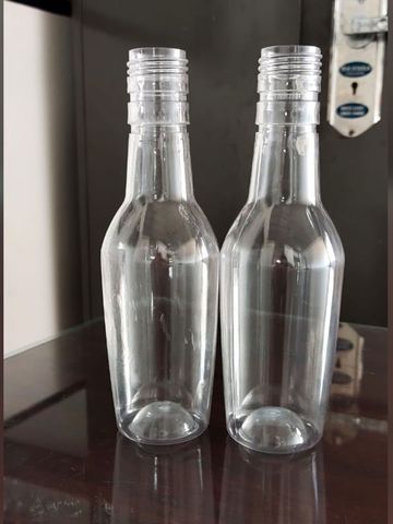 Clear PET bottles, sample 16