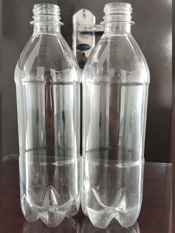 Clear PET bottles, sample 4